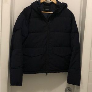 Everlane Women’s Short Puffer Jacket Medium Navy